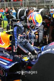 09.05.2010 Barcelona, Spain,  Mark Webber (AUS), Red Bull Racing  - Formula 1 World Championship, Rd 5, Spanish Grand Prix, Sunday Pre-Race Grid