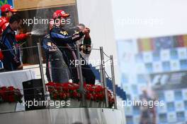 09.05.2010 Barcelona, Spain,  Mark Webber (AUS), Red Bull Racing - Formula 1 World Championship, Rd 5, Spanish Grand Prix, Sunday Podium