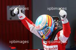 09.05.2010 Barcelona, Spain,  Fernando Alonso (ESP), Scuderia Ferrari - Formula 1 World Championship, Rd 5, Spanish Grand Prix, Sunday Podium
