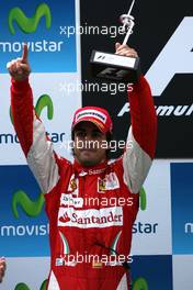 09.05.2010 Barcelona, Spain,  Fernando Alonso (ESP), Scuderia Ferrari  - Formula 1 World Championship, Rd 5, Spanish Grand Prix, Sunday Podium