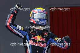 09.05.2010 Barcelona, Spain,  1st place Mark Webber (AUS), Red Bull Racing - Formula 1 World Championship, Rd 5, Spanish Grand Prix, Sunday Podium