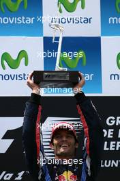 09.05.2010 Barcelona, Spain,  Mark Webber (AUS), Red Bull Racing  - Formula 1 World Championship, Rd 5, Spanish Grand Prix, Sunday Podium