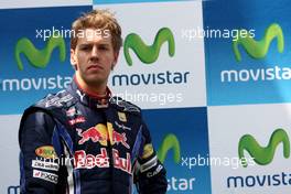 09.05.2010 Barcelona, Spain,  Sebastian Vettel (GER), Red Bull Racing - Formula 1 World Championship, Rd 5, Spanish Grand Prix, Sunday Podium