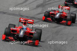 09.05.2010 Barcelona, Spain,  Timo Glock (GER), Virgin Racing VR-01, Lucas di Grassi (BRA), Virgin Racing - Formula 1 World Championship, Rd 5, Spanish Grand Prix, Sunday Race