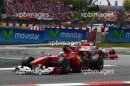09.05.2010 Barcelona, Spain,  Fernando Alonso (ESP), Scuderia Ferrari, F10 - Formula 1 World Championship, Rd 5, Spanish Grand Prix, Sunday Race