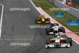 09.05.2010 Barcelona, Spain,  Vitantonio Liuzzi (ITA), Force India F1 Team  - Formula 1 World Championship, Rd 5, Spanish Grand Prix, Sunday Race