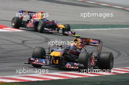 09.05.2010 Barcelona, Spain,  Mark Webber (AUS), Red Bull Racing - Formula 1 World Championship, Rd 5, Spanish Grand Prix, Sunday Race