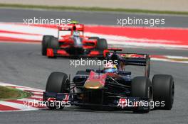 09.05.2010 Barcelona, Spain,  Sébastien Buemi (SUI), Scuderia Toro Rosso - Formula 1 World Championship, Rd 5, Spanish Grand Prix, Sunday Race