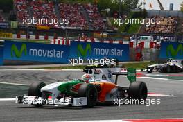 09.05.2010 Barcelona, Spain,  Vitantonio Liuzzi (ITA), Force India F1 Team, VJM-03 - Formula 1 World Championship, Rd 5, Spanish Grand Prix, Sunday Race