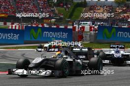 09.05.2010 Barcelona, Spain,  Nico Rosberg (GER), Mercedes GP Petronas, W01 - Formula 1 World Championship, Rd 5, Spanish Grand Prix, Sunday Race