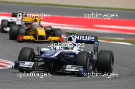 09.05.2010 Barcelona, Spain,  Nico Hulkenberg (GER), Williams F1 Team - Formula 1 World Championship, Rd 5, Spanish Grand Prix, Sunday Race
