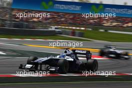 09.05.2010 Barcelona, Spain,  Rubens Barrichello (BRA), Williams F1 Team, FW32 - Formula 1 World Championship, Rd 5, Spanish Grand Prix, Sunday Race