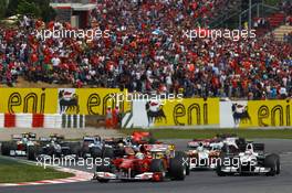 09.05.2010 Barcelona, Spain,  Felipe Massa (BRA), Scuderia Ferrari, F10 - Formula 1 World Championship, Rd 5, Spanish Grand Prix, Sunday Race