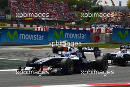 09.05.2010 Barcelona, Spain,  Rubens Barrichello (BRA), Williams F1 Team, FW32 - Formula 1 World Championship, Rd 5, Spanish Grand Prix, Sunday Race