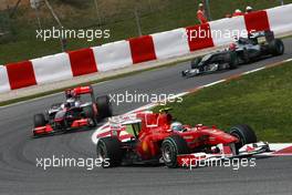 09.05.2010 Barcelona, Spain,  Fernando Alonso (ESP), Scuderia Ferrari, F10 - Formula 1 World Championship, Rd 5, Spanish Grand Prix, Sunday Race