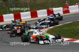 09.05.2010 Barcelona, Spain,  Adrian Sutil (GER), Force India F1 Team - Formula 1 World Championship, Rd 5, Spanish Grand Prix, Sunday Race