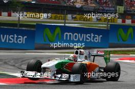 09.05.2010 Barcelona, Spain,  Vitantonio Liuzzi (ITA), Force India F1 Team - Formula 1 World Championship, Rd 5, Spanish Grand Prix, Sunday Race