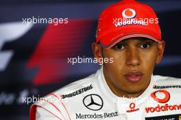 08.05.2010 Barcelona, Spain,  Lewis Hamilton (GBR), McLaren Mercedes - Formula 1 World Championship, Rd 5, Spanish Grand Prix, Saturday Press Conference