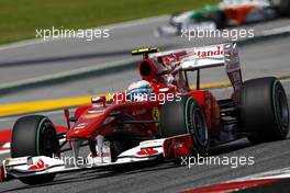 08.05.2010 Barcelona, Spain,  Fernando Alonso (ESP), Scuderia Ferrari  - Formula 1 World Championship, Rd 5, Spanish Grand Prix, Saturday Practice