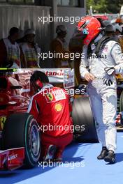 08.05.2010 Barcelona, Spain,  Michael Schumacher (GER), Mercedes GP Petronas - Formula 1 World Championship, Rd 5, Spanish Grand Prix, Saturday Qualifying