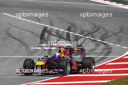 08.05.2010 Barcelona, Spain,  Sebastian Vettel (GER), Red Bull Racing  - Formula 1 World Championship, Rd 5, Spanish Grand Prix, Saturday Practice