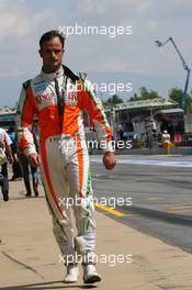 08.05.2010 Barcelona, Spain,  Vitantonio Liuzzi (ITA), Force India F1 Team - Formula 1 World Championship, Rd 5, Spanish Grand Prix, Saturday Practice