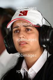 08.05.2010 Barcelona, Spain,  Monisha Kaltenborn (AUT), Managing director BMW sauber F1 Team - Formula 1 World Championship, Rd 5, Spanish Grand Prix, Saturday Practice