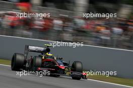 08.05.2010 Barcelona, Spain,  Bruno Senna (BRA), Hispania Racing F1 Team HRT  - Formula 1 World Championship, Rd 5, Spanish Grand Prix, Saturday Qualifying