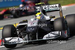 08.05.2010 Barcelona, Spain,  Nico Rosberg (GER), Mercedes GP  - Formula 1 World Championship, Rd 5, Spanish Grand Prix, Saturday Practice