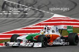 08.05.2010 Barcelona, Spain,  Adrian Sutil (GER), Force India F1 Team  - Formula 1 World Championship, Rd 5, Spanish Grand Prix, Saturday Practice