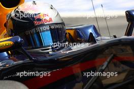 08.05.2010 Barcelona, Spain,  Sebastian Vettel (GER), Red Bull Racing - Formula 1 World Championship, Rd 5, Spanish Grand Prix, Saturday Practice