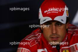 09.05.2010 Barcelona, Spain,  Fernando Alonso (ESP), Scuderia Ferrari - Formula 1 World Championship, Rd 5, Spanish Grand Prix, Sunday Press Conference
