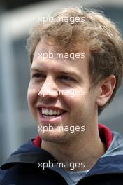 06.05.2010 Barcelona, Spain,  Sebastian Vettel (GER), Red Bull Racing - Formula 1 World Championship, Rd 5, Spanish Grand Prix, Thursday