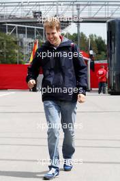 06.05.2010 Barcelona, Spain,  Sebastian Vettel (GER), Red Bull Racing - Formula 1 World Championship, Rd 5, Spanish Grand Prix, Thursday