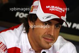 06.05.2010 Barcelona, Spain,  Fernando Alonso (ESP), Scuderia Ferrari - Formula 1 World Championship, Rd 5, Spanish Grand Prix, Thursday Press Conference