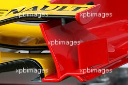 06.05.2010 Barcelona, Spain,  Renault F1 Team front wing detail - Formula 1 World Championship, Rd 5, Spanish Grand Prix, Thursday