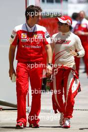 25.06.2010 Valencia, Spain,  Felipe Massa (BRA), Scuderia Ferrari  - Formula 1 World Championship, Rd 9, European Grand Prix, Friday