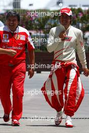 25.06.2010 Valencia, Spain,  Fernando Alonso (ESP), Scuderia Ferrari  - Formula 1 World Championship, Rd 9, European Grand Prix, Friday
