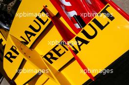 25.06.2010 Valencia, Spain,  Renault F1 Team front wing detail - Formula 1 World Championship, Rd 9, European Grand Prix, Friday Practice