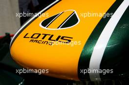 25.06.2010 Valencia, Spain,  Lotus F1 Team front wing detail - Formula 1 World Championship, Rd 9, European Grand Prix, Friday Practice