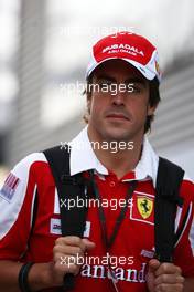 25.06.2010 Valencia, Spain,  Fernando Alonso (ESP), Scuderia Ferrari - Formula 1 World Championship, Rd 9, European Grand Prix, Friday