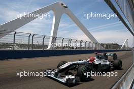 25.06.2010 Valencia, Spain,  Michael Schumacher (GER), Mercedes GP Petronas, W01 - Formula 1 World Championship, Rd 9, European Grand Prix, Friday Practice