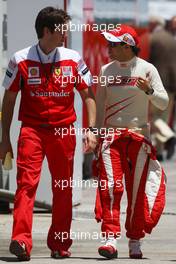 25.06.2010 Valencia, Spain,  Felipe Massa (BRA), Scuderia Ferrari  - Formula 1 World Championship, Rd 9, European Grand Prix, Friday