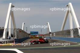 25.06.2010 Valencia, Spain,  Fernando Alonso (ESP), Scuderia Ferrari, F10 - Formula 1 World Championship, Rd 9, European Grand Prix, Friday Practice