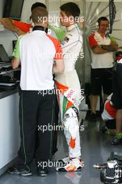 25.06.2010 Valencia, Spain,  Paul di Resta (GBR), Test Driver, Force India F1 Team  - Formula 1 World Championship, Rd 9, European Grand Prix, Friday Practice