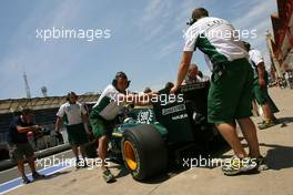 25.06.2010 Valencia, Spain,  Heikki Kovalainen (FIN), Lotus F1 Team  - Formula 1 World Championship, Rd 9, European Grand Prix, Friday Practice