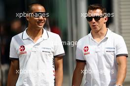 25.06.2010 Valencia, Spain,  Sakon Yamamoto (JPN) Hispania Racing F1 Team (HRT) Test and Reserve Driver, Christian Klien (AUT), test driver,  Hispania Racing F1 Team, HRT - Formula 1 World Championship, Rd 9, European Grand Prix, Friday