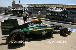 Jarno Trulli (ITA), Lotus F1 Team  - Formula 1 World Championship, Rd 9, European Grand Prix, Friday Practice