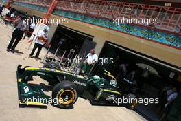 25.06.2010 Valencia, Spain,  Heikki Kovalainen (FIN), Lotus F1 Team  - Formula 1 World Championship, Rd 9, European Grand Prix, Friday Practice