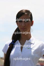 27.06.2010 Valencia, Spain,  Grid girl - Formula 1 World Championship, Rd 9, European Grand Prix, Sunday Grid Girl